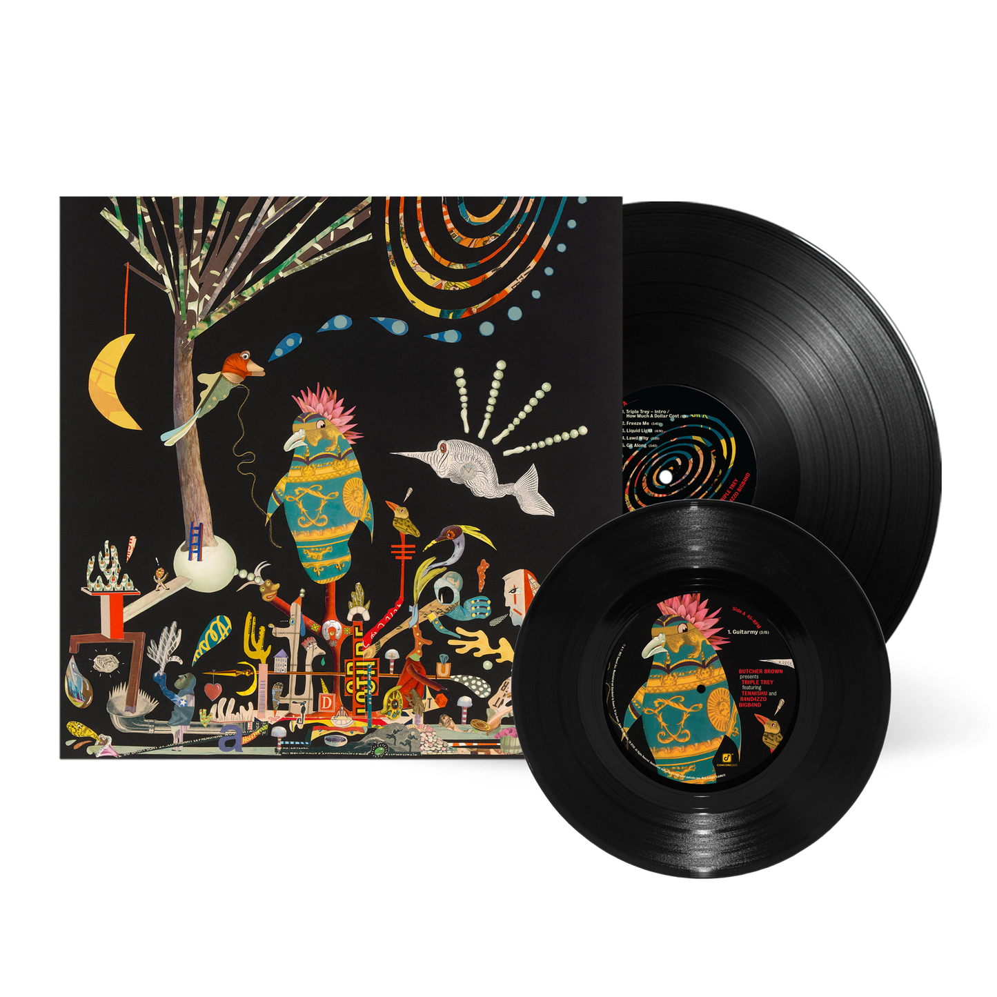 "Butcher Brown Presents Triple Trey" BLACK VINYL + 7"