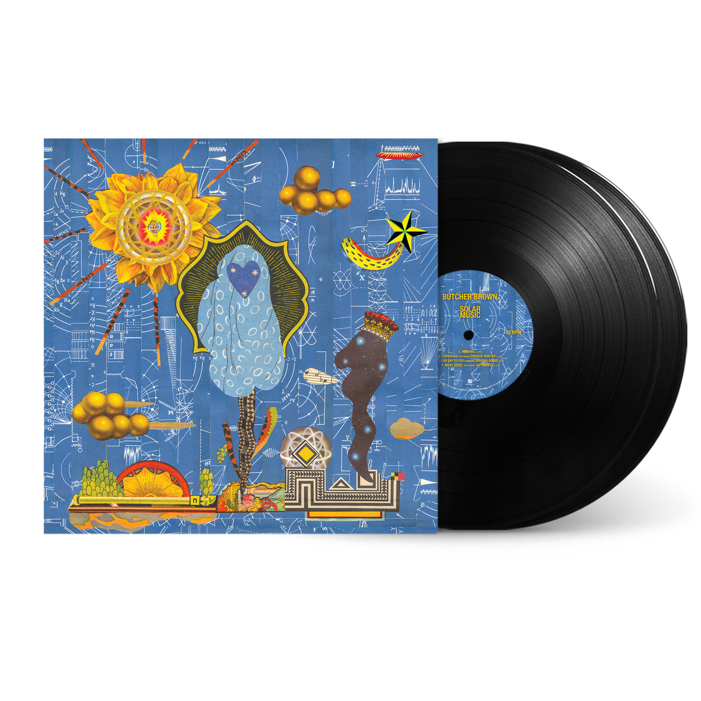 Solar Music 2XLP Black Vinyl